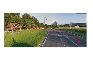 Flévieu - défilé de Malarage RV PK entrée Flévieu à 13h45