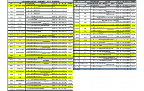 Le planning des randonnées pour la saison 2025 - ind03